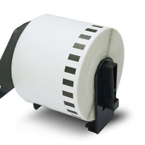 Brother DK-22251 Red/Black On White Self Adhesive Continuous Paper Tape